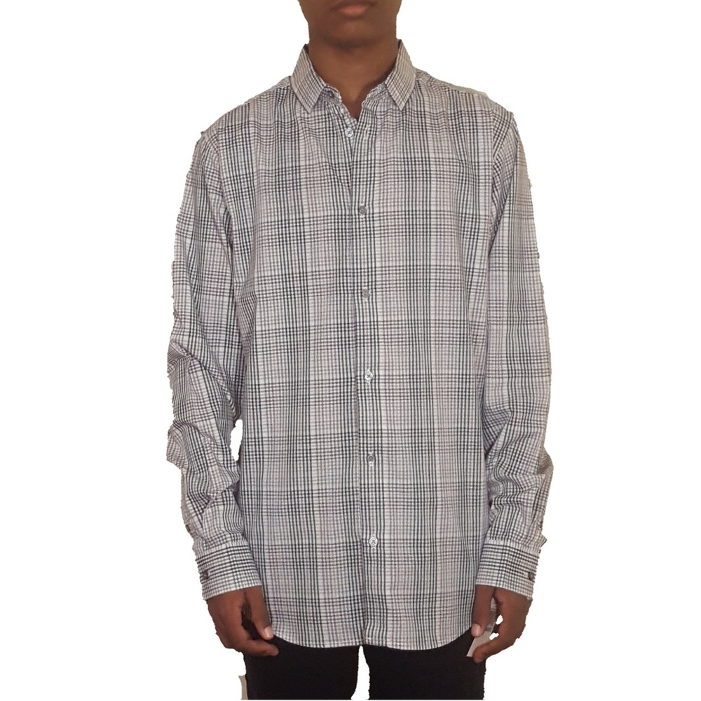 Calvin Klein Steel Boys Slim Fit Button Up.
