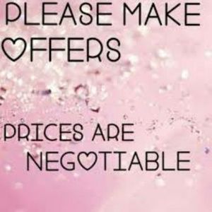 MOST items are negotiable