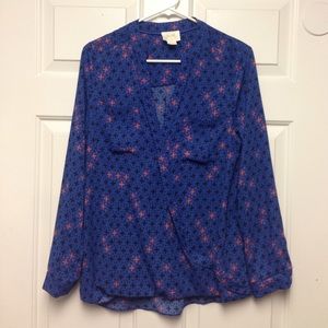 Anthropologie Maeve Wrap Top