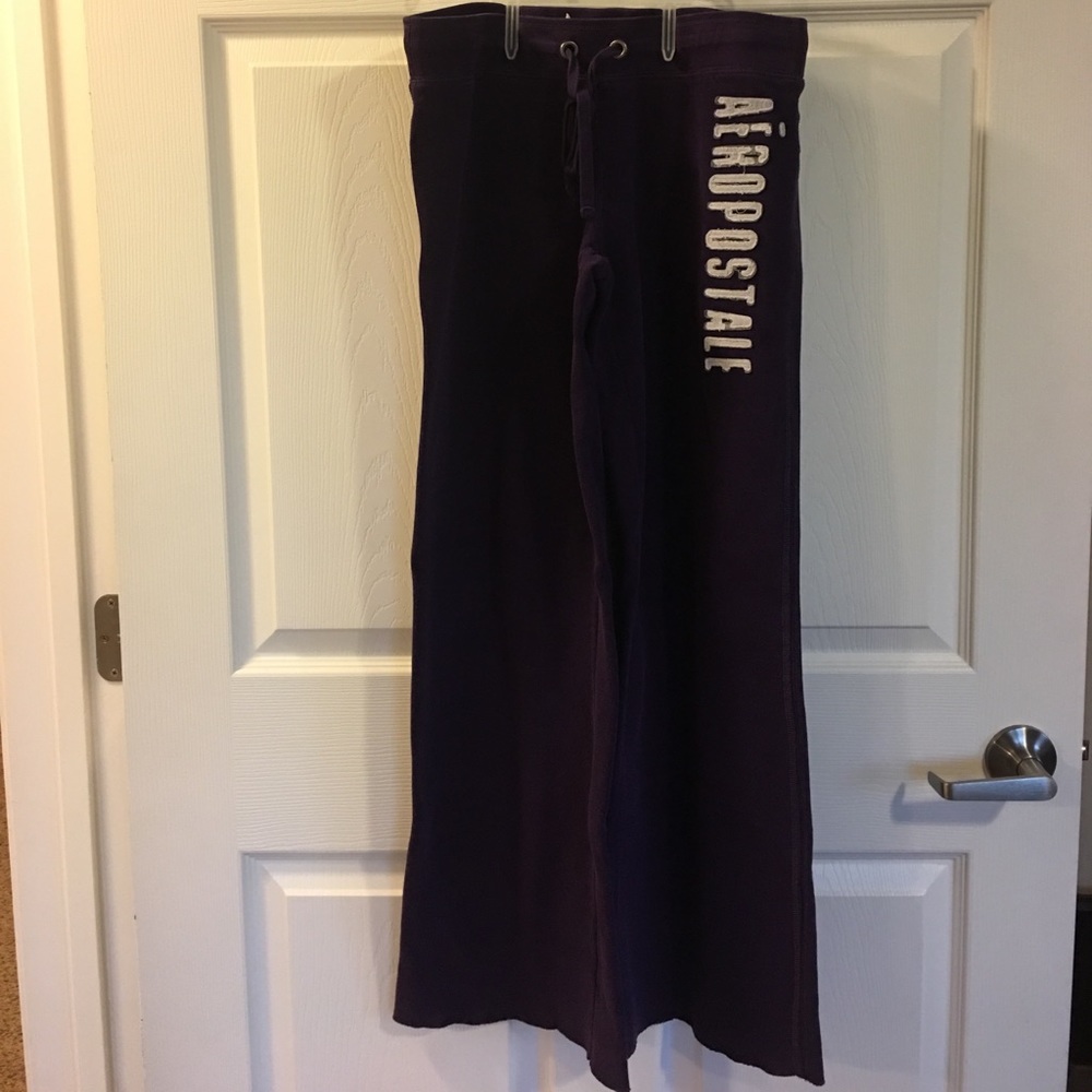 Purple Aeropostale sweatpants