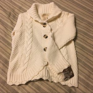 Girl’s Button Down Knitted Sweater