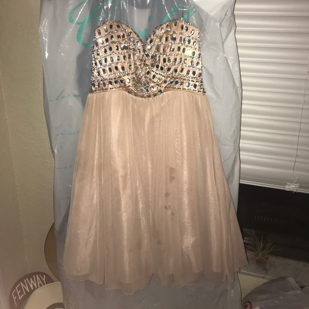 pink homecoming dress