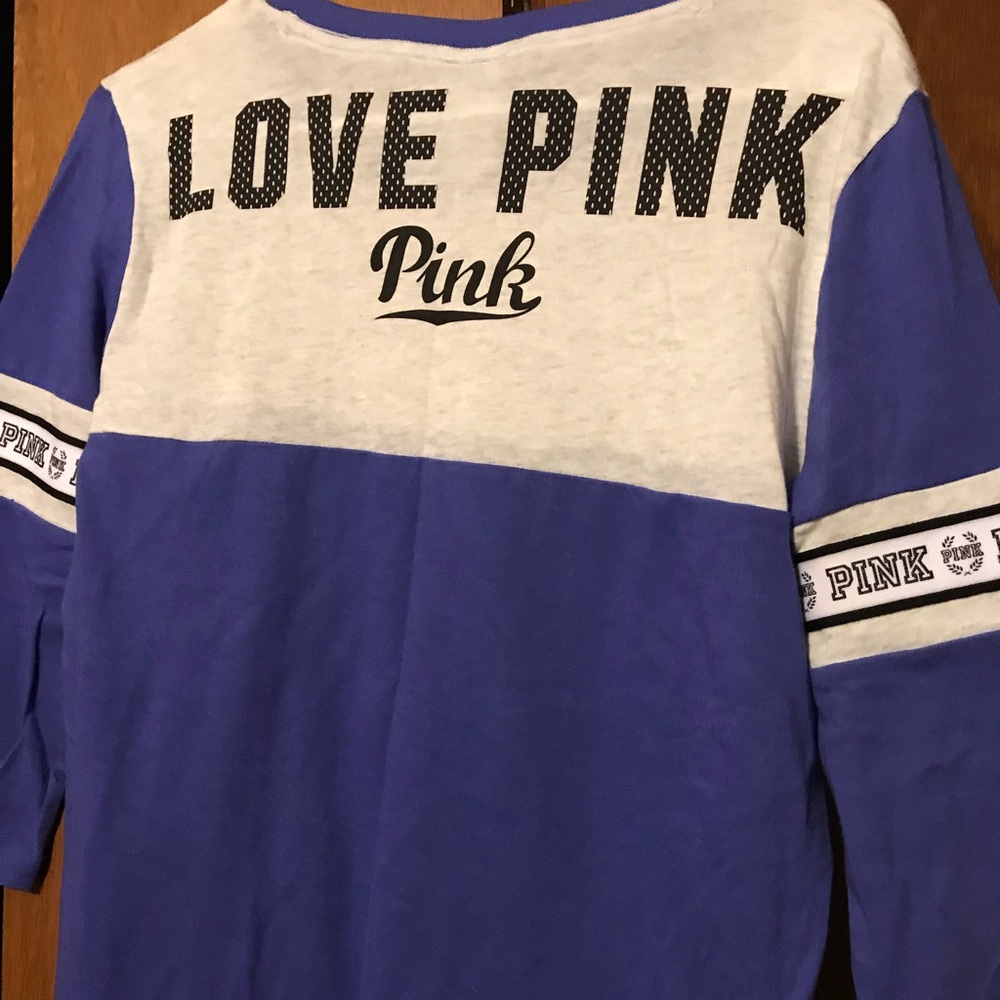 PINK baseball tee
