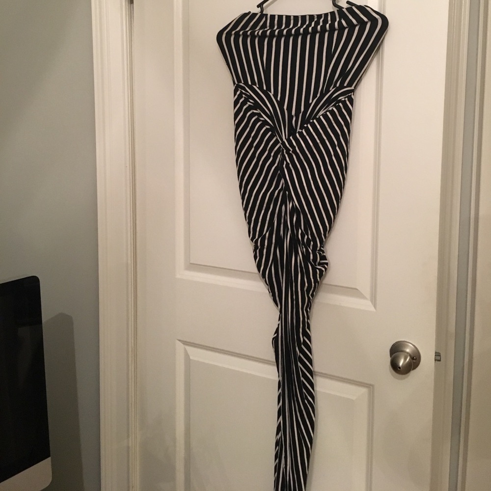 Strapless maxi dress