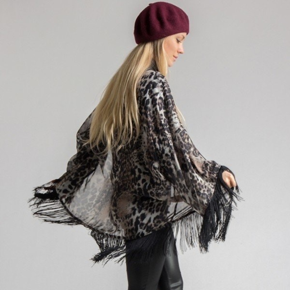 Leopard Print Shrug