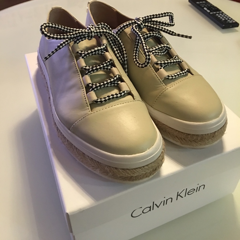 Calvin Klein Leather Sneakers