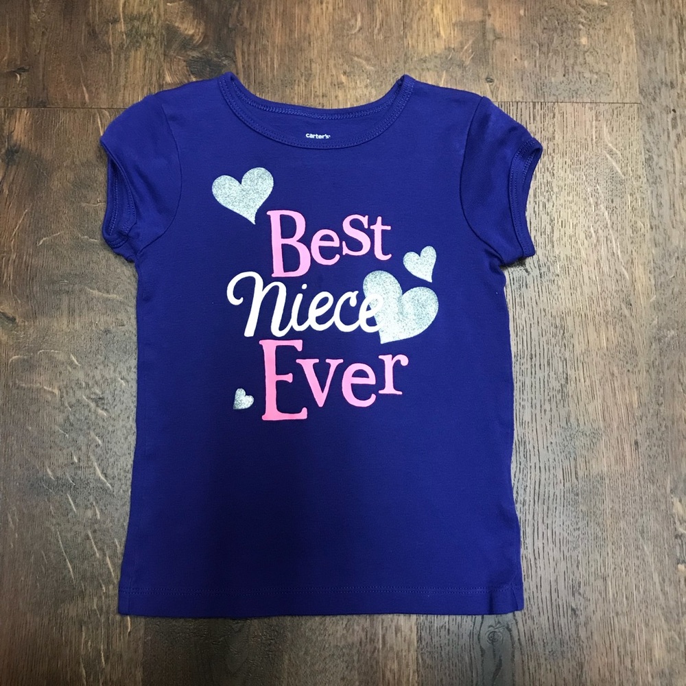 3 for $10 🔹 CARTER’S Girl’s tee Size 4️⃣T