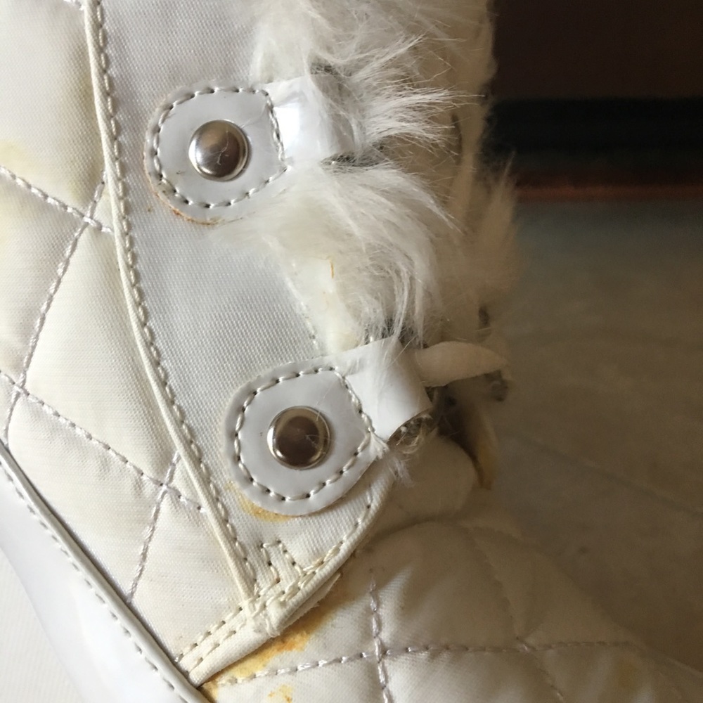 Bebe Sport So Sexy II White Snow Boot Size 8 - Picture 8 of 8