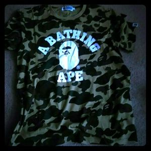 Bape T-shirt size large will shrink.brand new