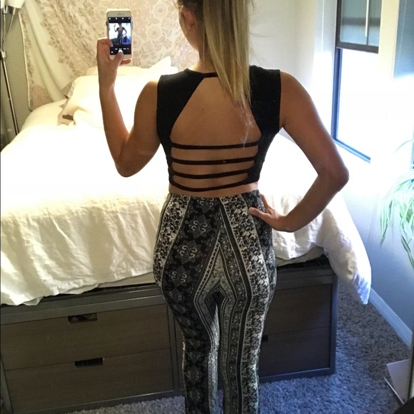 Tops - Open Back Crop Top