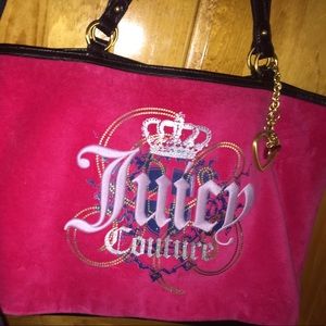 ✨✨AUTHENTIC JUICY COUTURE TOTE HOT PINK✨✨