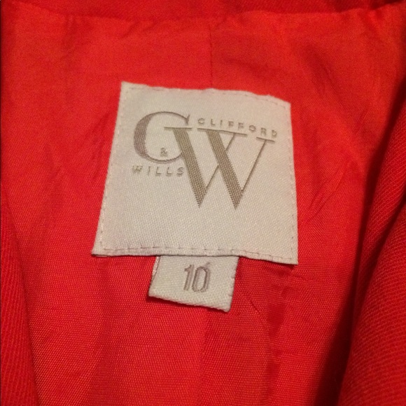 Clifford & Wills sz 10 hot pink blazer EUC - Picture 4 of 4