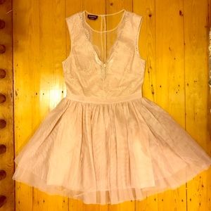 Lace cocktail dress from Bebe