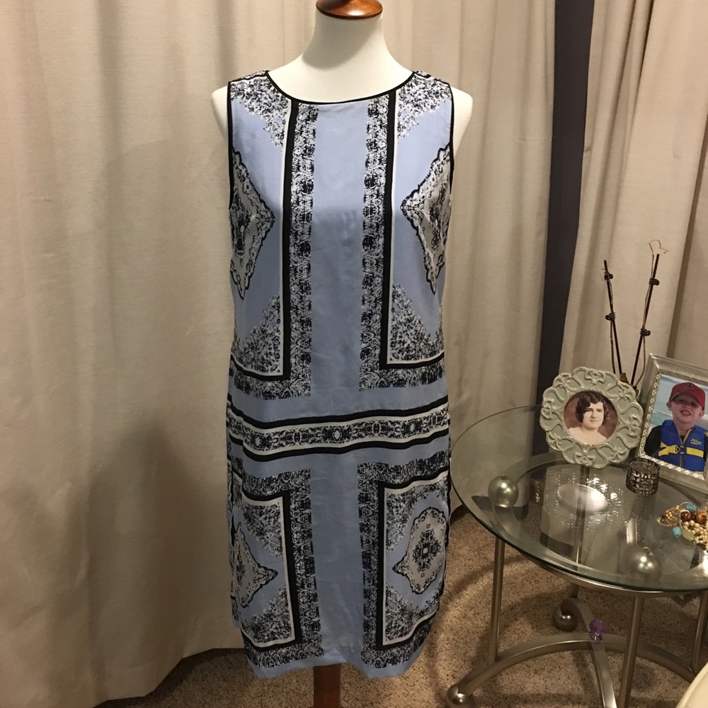 Blue sleeveless Philosophy dress