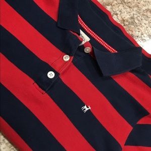 Old Navy Red & Navy Blue Striped Shirt