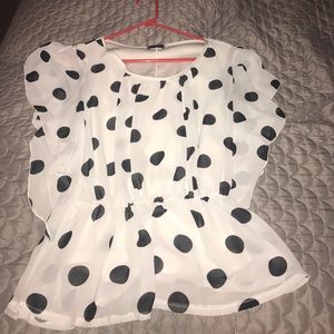 Polka dot blouse