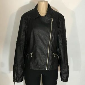 a.n.a faux leather jacket