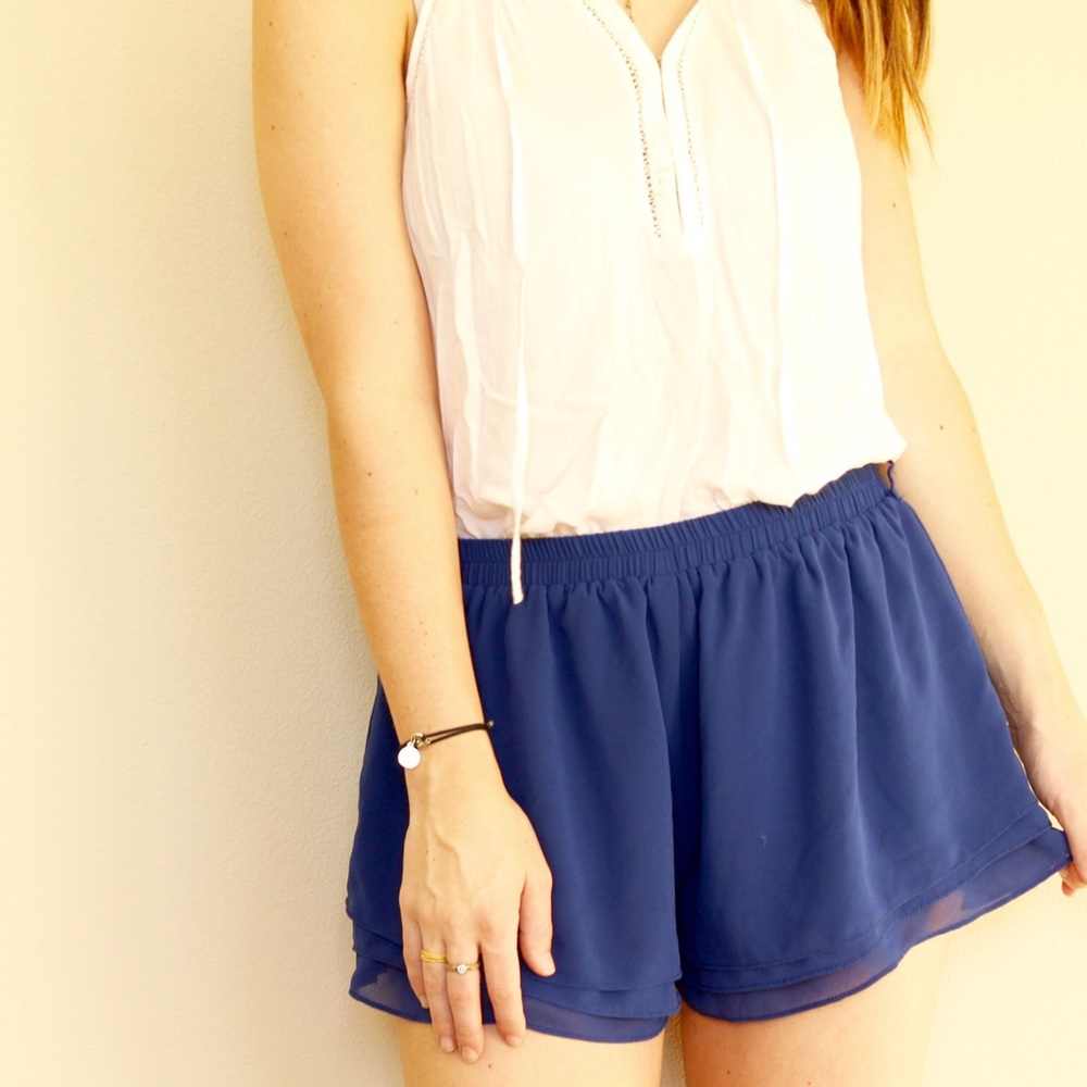 Blue Swing Shorts