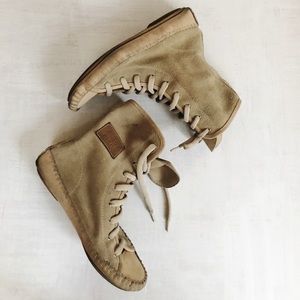 See by Chloé 👁 Moccasin Suede Boots 36