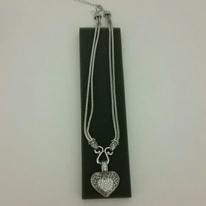Lia Sofia heart necklace
