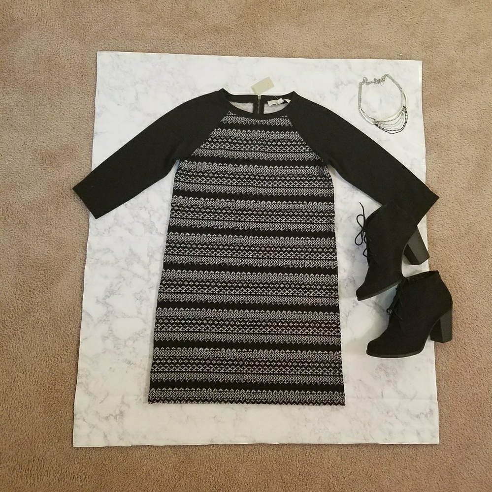 Loft Fair Isle Knit dress - Picture 2 of 8