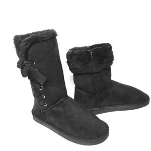 Gina Group LLC Soft Women’s Black Faux Suede Boots