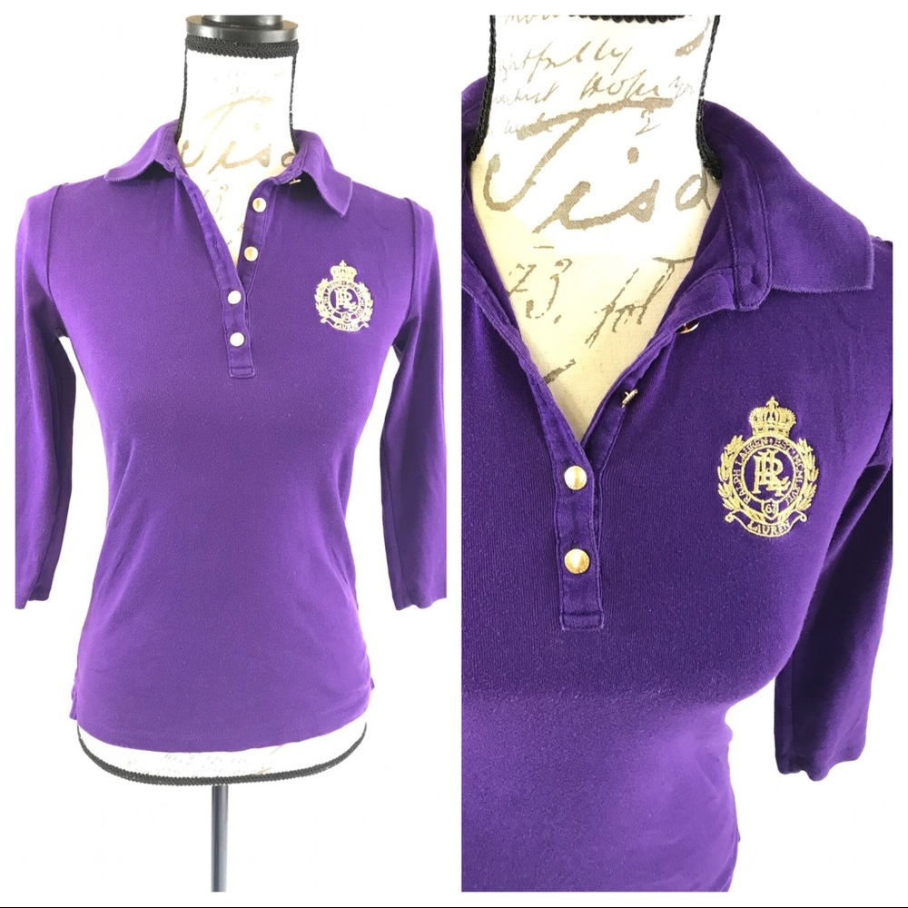 Lauren by Ralph Lauren Purple Shirt