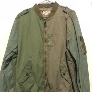 Wallace & Barnes for J Crew MA-1 Bomber Jacket L