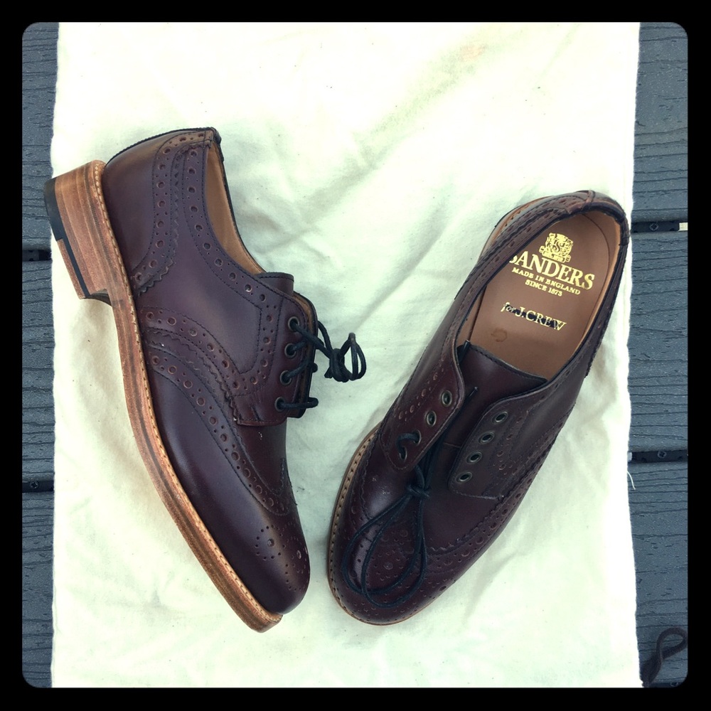 Sanders X J.Crew Shortwing Brogues *RARE*