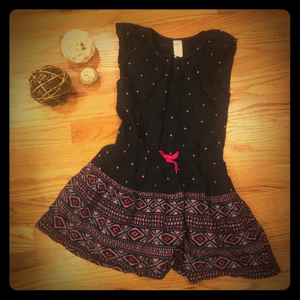 Sold - Girls Aztec Dress