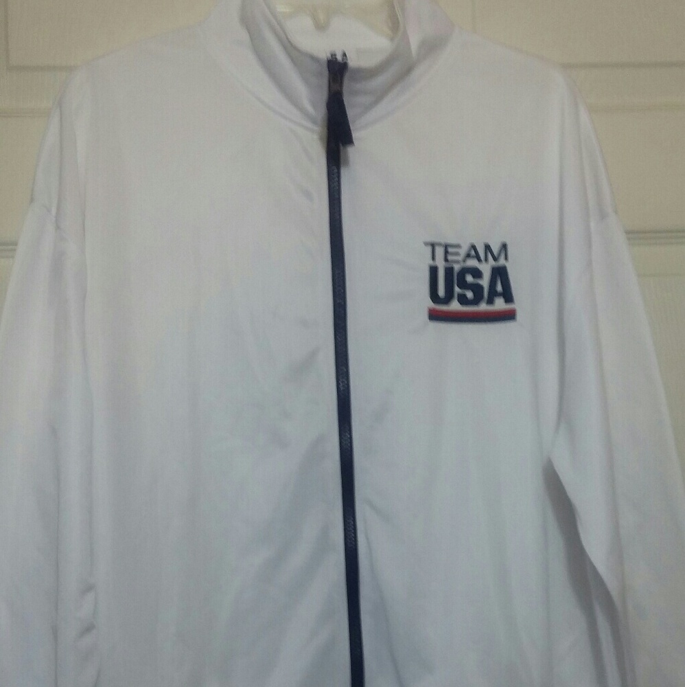 USA Olympic Full Zip Up Windbreaker 2Xl