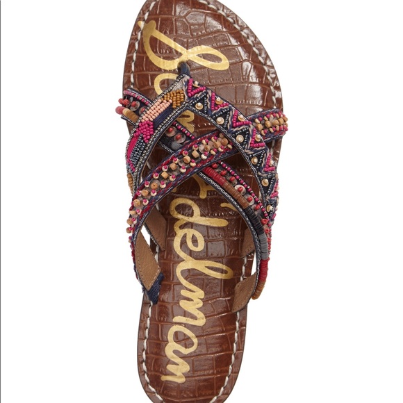 sam edelman beaded sandals