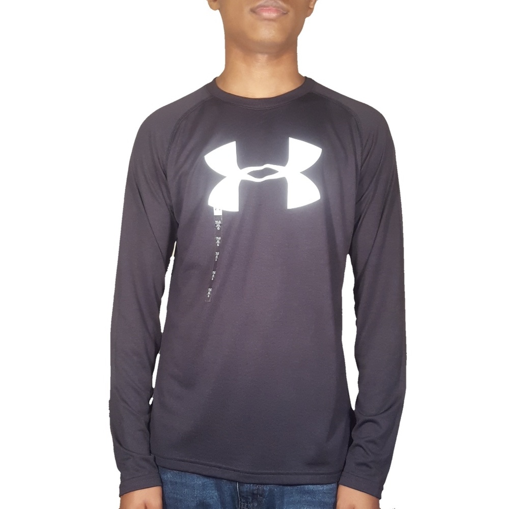 Under Armour Tech Long Sleeve Black Shirt