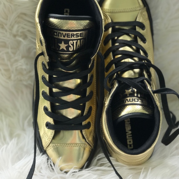 Converse Ctas Fresh HI Gold M. AUTHENTIC - Picture 5 of 7