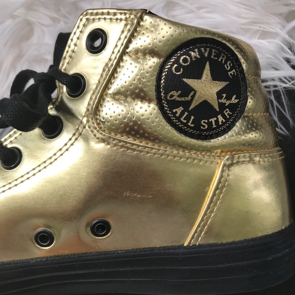 Converse Ctas Fresh HI Gold M. AUTHENTIC - Picture 3 of 7