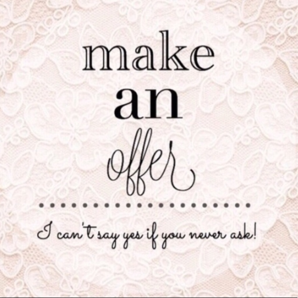 Reasonable offers will be considered!