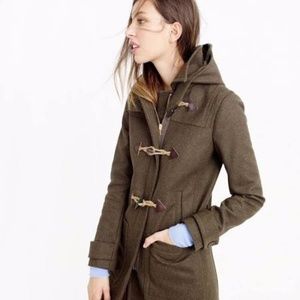 J. Crew Melton wool toggle coat, 2