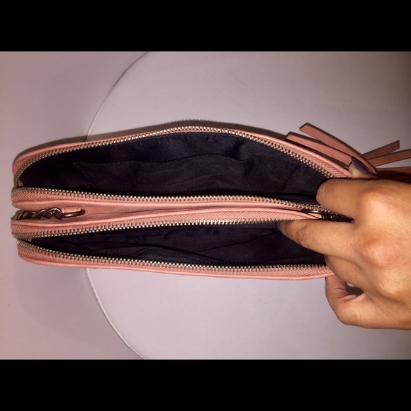 Rose Double Zip Crossbody Bag - Picture 6 of 6