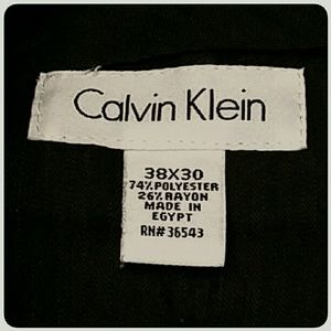 Calvin Klein Pants - Men's Calvin Klein Dress Pinstripe Slacks 38/30 Calvin Klein Pants - Men's Calvin Klein Dress Pinstripe Slacks 38/30