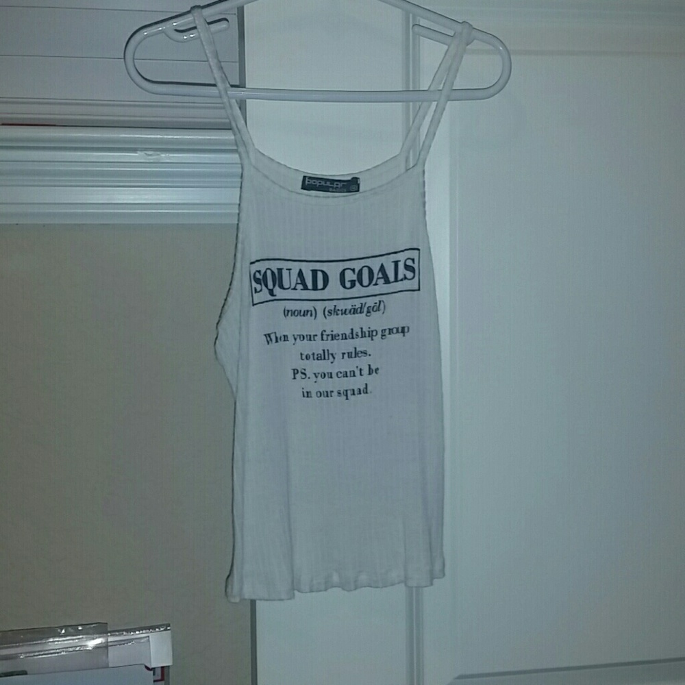 Squad goals crop top