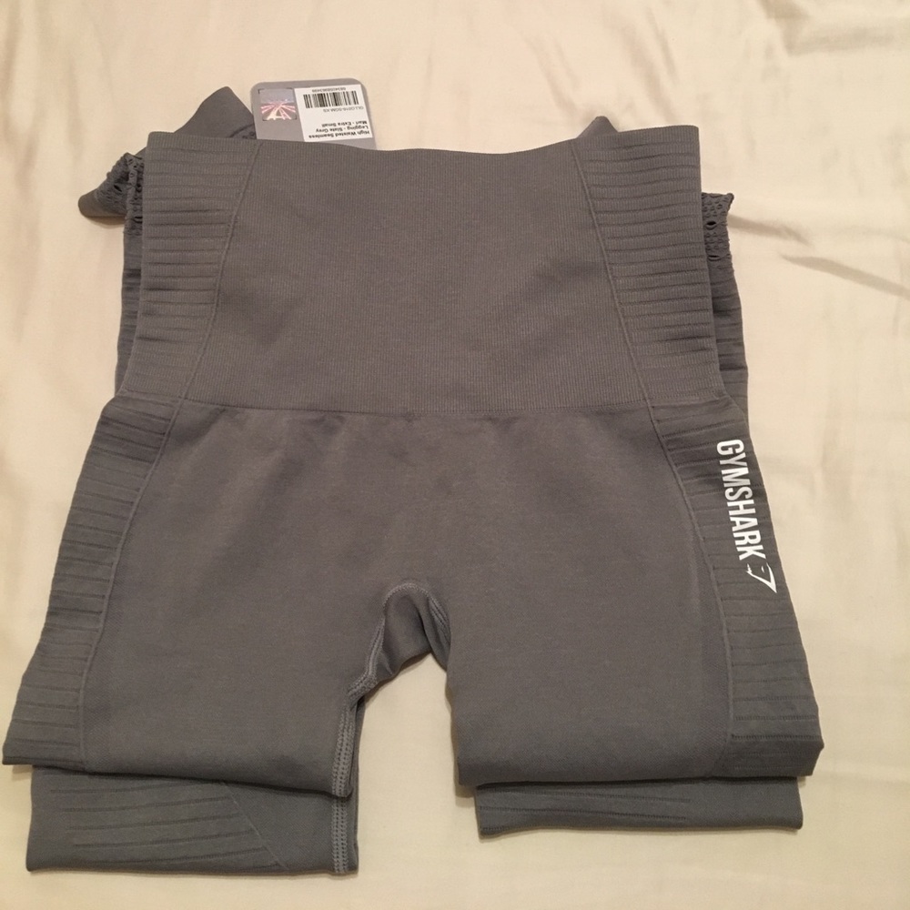 Gymshark slate grey marl full length leggings