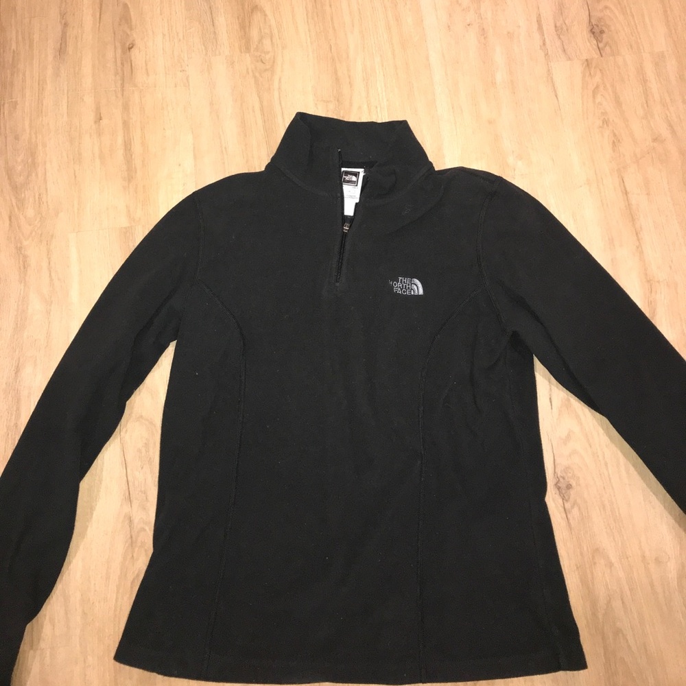 Dark Grey north face half zip