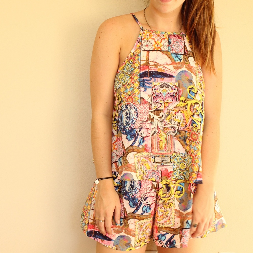 Printed Two Piece Set