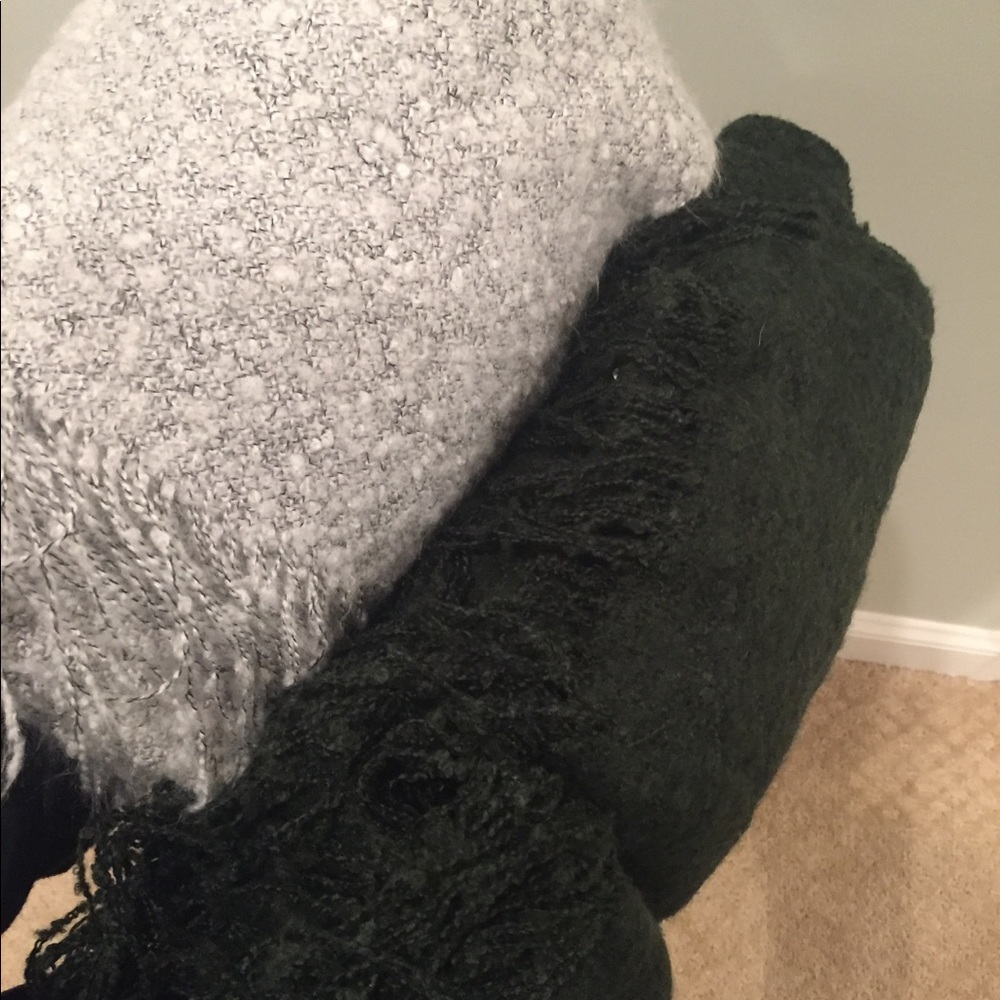 Two blanket scarves