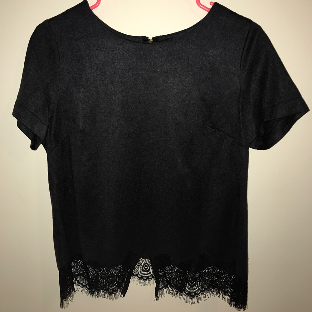 Perfect suede top!