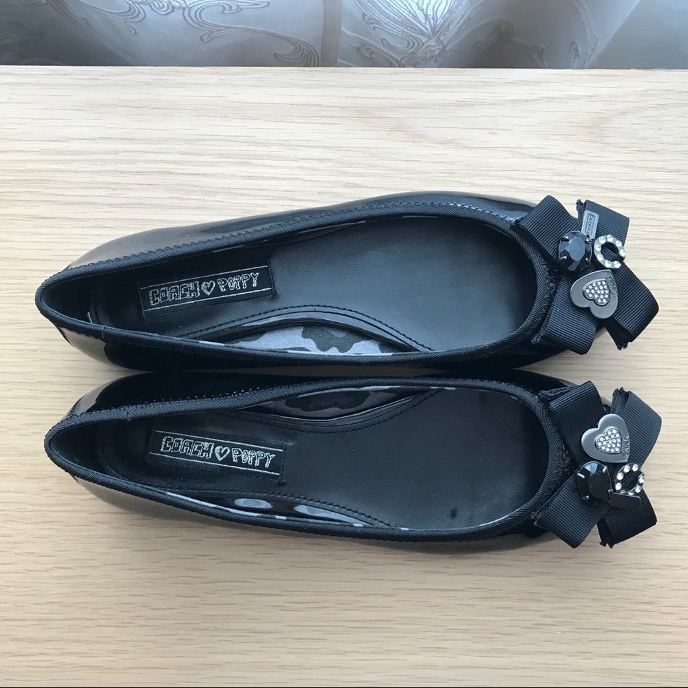 💕Cute COACH POPPY Flats 💕