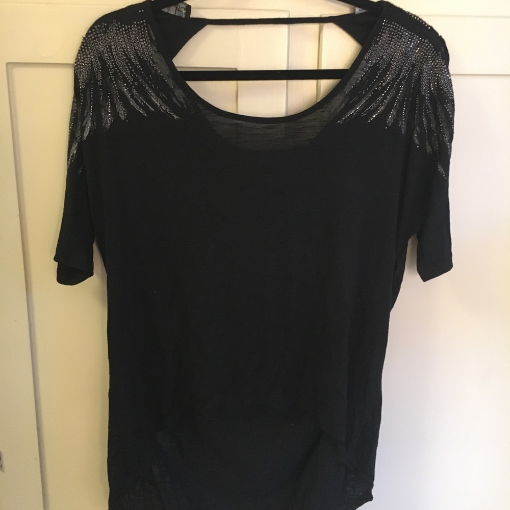 Miss Me wing detail top