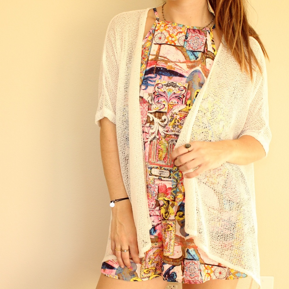 White Cardi/Coverup