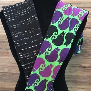 LuLaRoe Kids Leggings Set of 2 - L/XL (NWT)