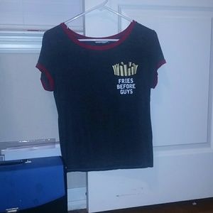 Fries before guys t shirt